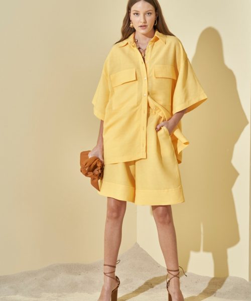 Alternative view of Camisa Ampla com Bolsos - L'Cecci