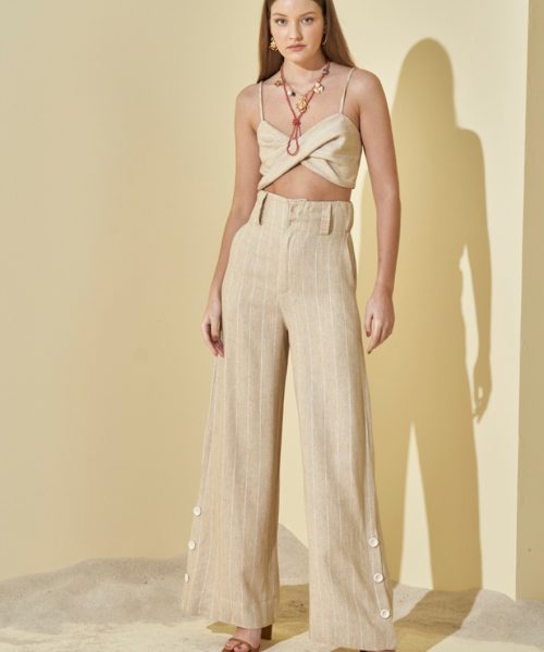 Alternative view of Top Linho Listrado - L'Cecci