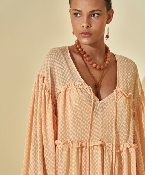 Alternative view of Vestido Curto Fluído - L'Cecci