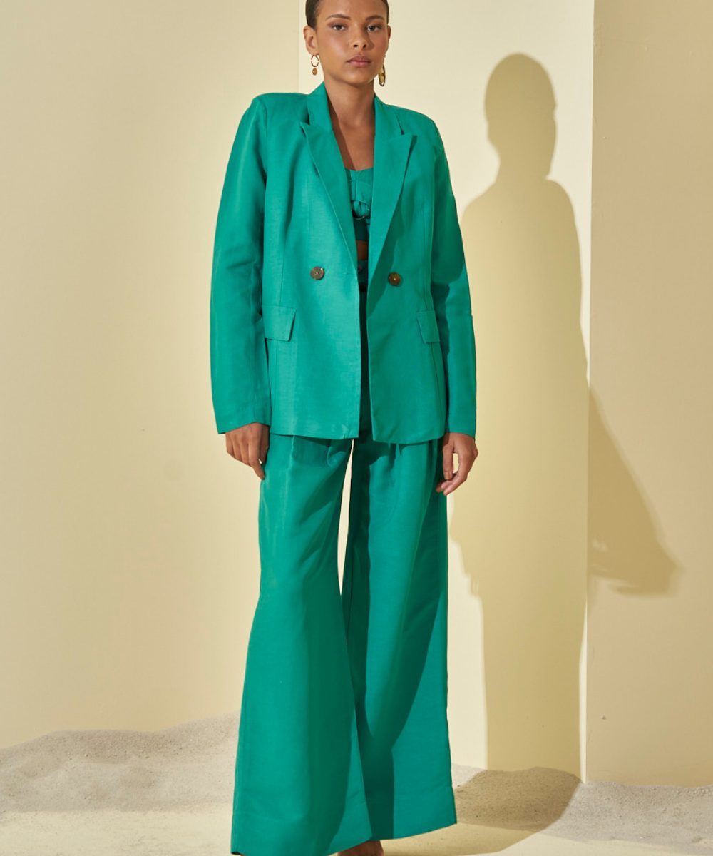 Alternative view of Blazer Linho Lagos - L'Cecci