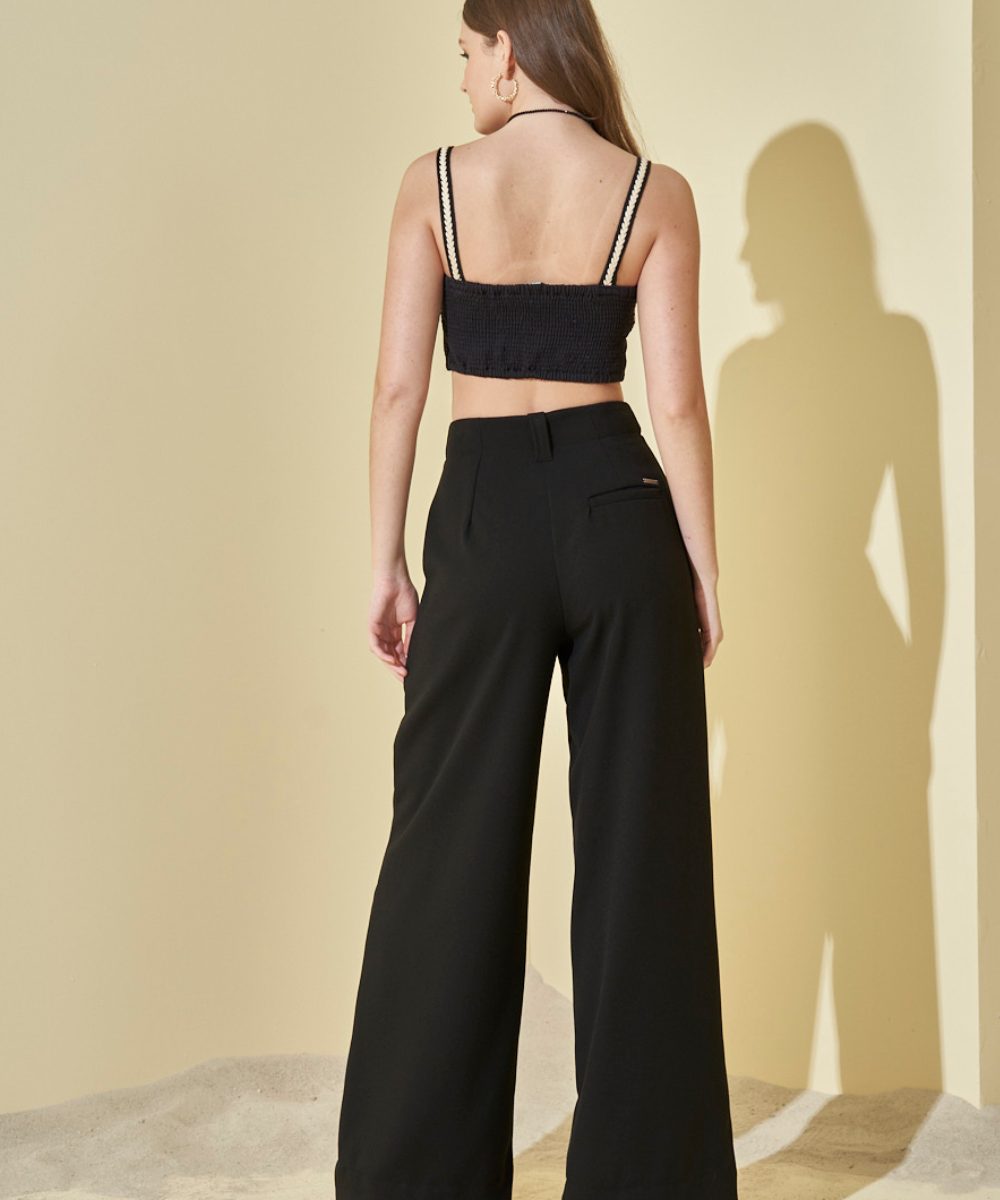 Alternative view of Calça Pantalona Alfaiataria Joana