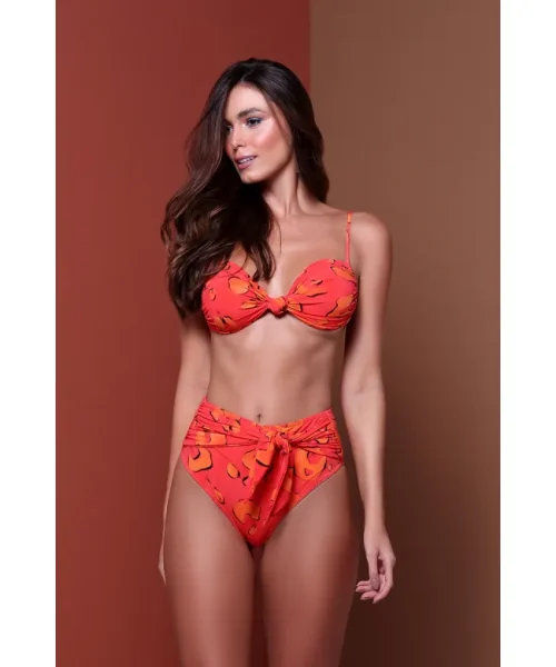 Alternative view of Calcinha Biquíni Amarração Nó - Karla Vivian Beach Brazil