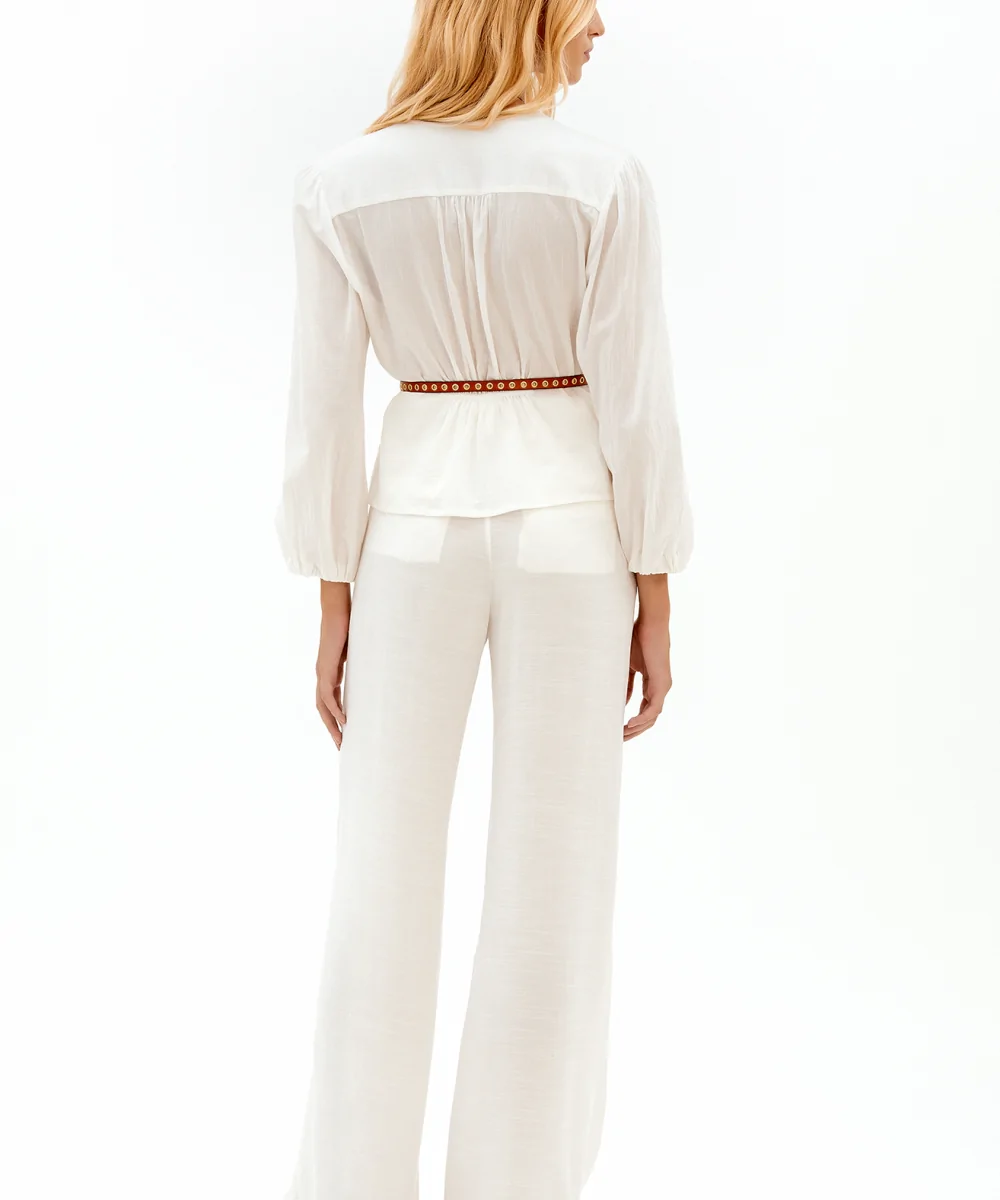 Alternative view of Calça Ully Off White - Vix