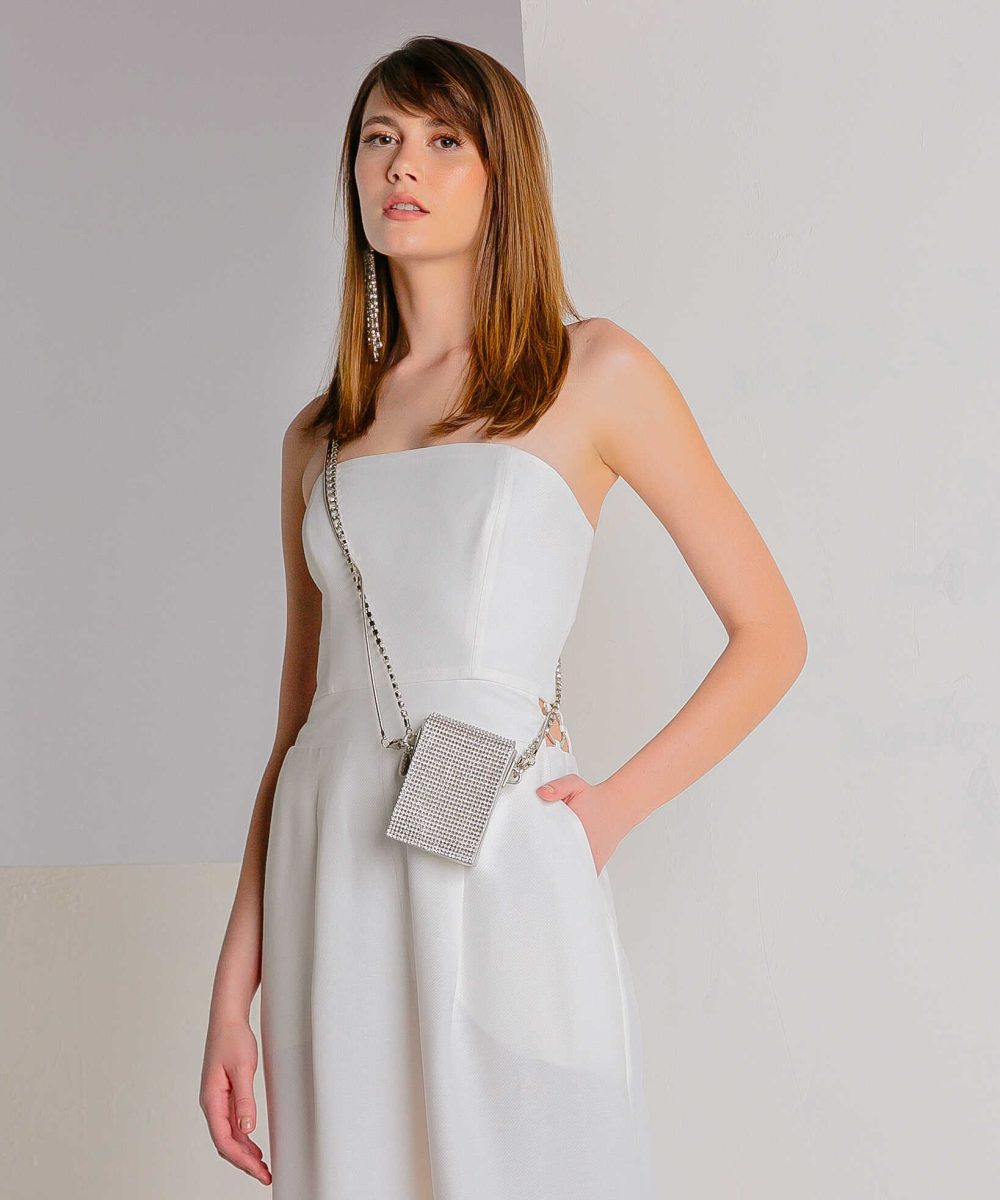 Alternative view of Macacão Tomara Que Caia Argolas Metal - CAOS