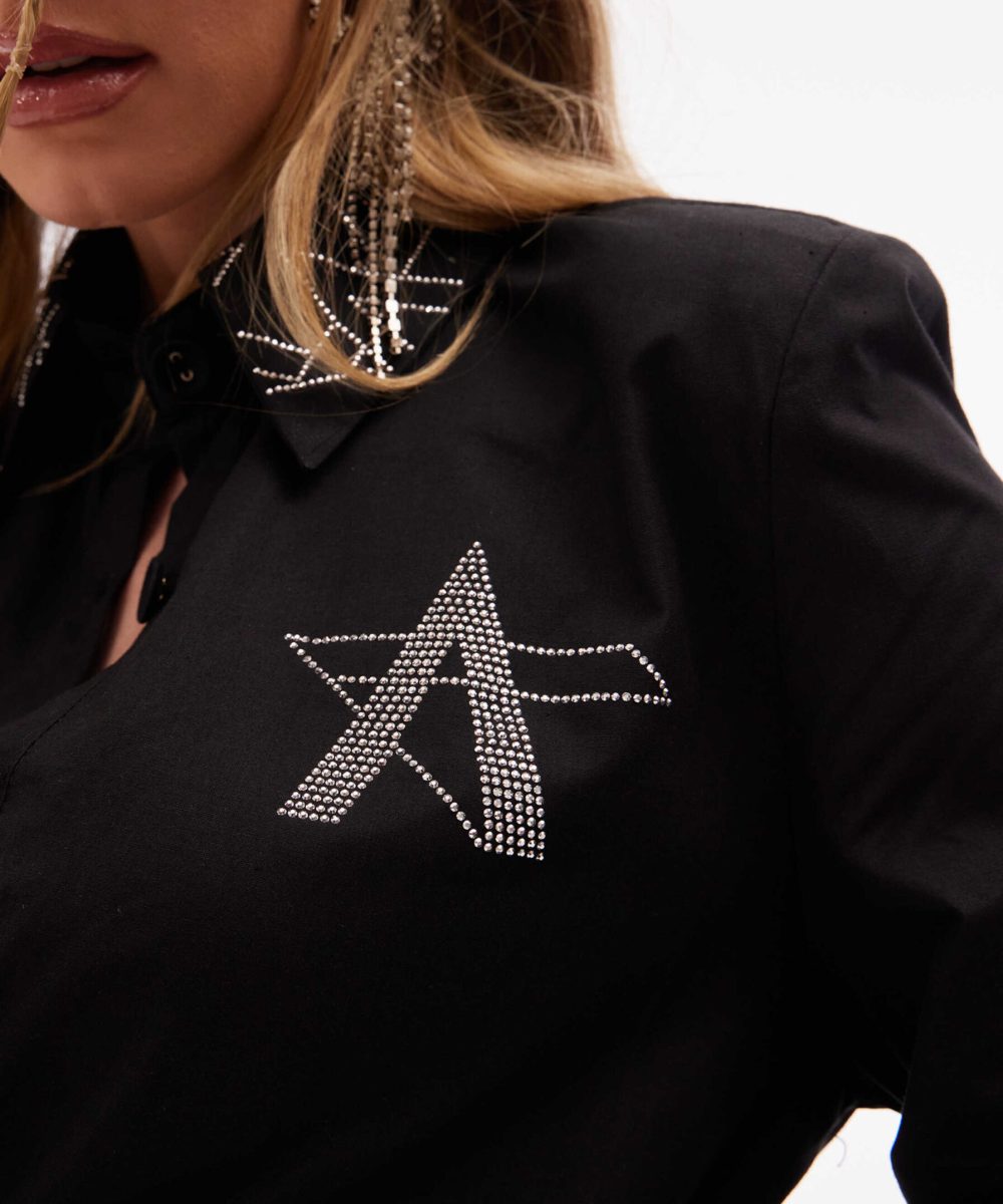 Alternative view of Camisa Alongada Shine - Amar de Amarante