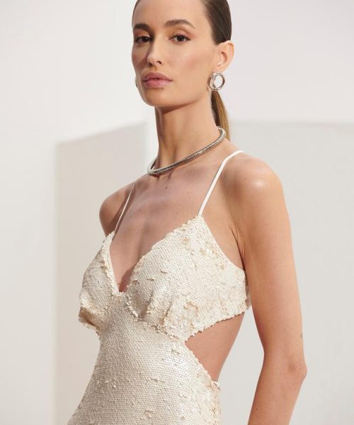 Alternative view of Vestido Paetê - LCecci