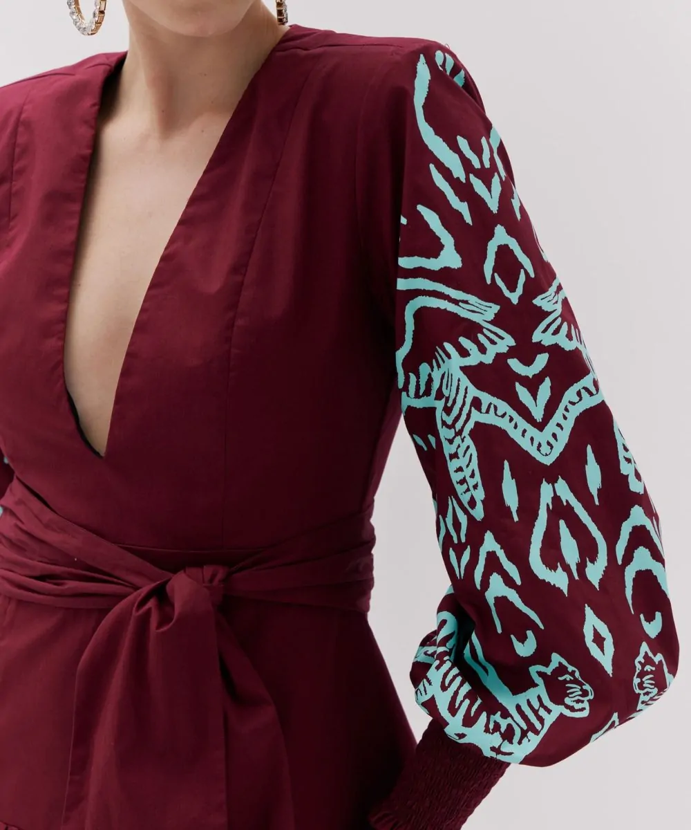 Alternative view of Vestido Longo Decote V - Amar de Amarante