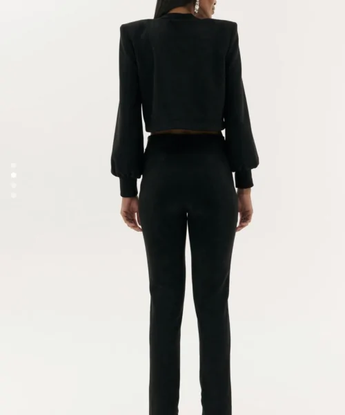 Alternative view of Calça Boot Cut Cintura Alta Preto - Amar de Amarante