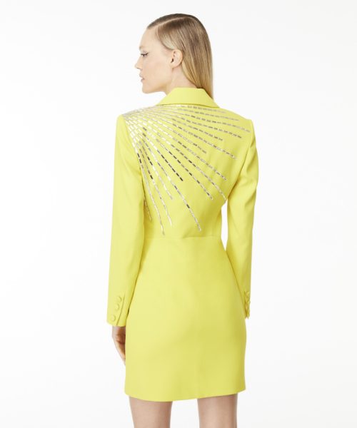 Alternative view of Vestido Blazer Ella Yellow - Nxt Lvl