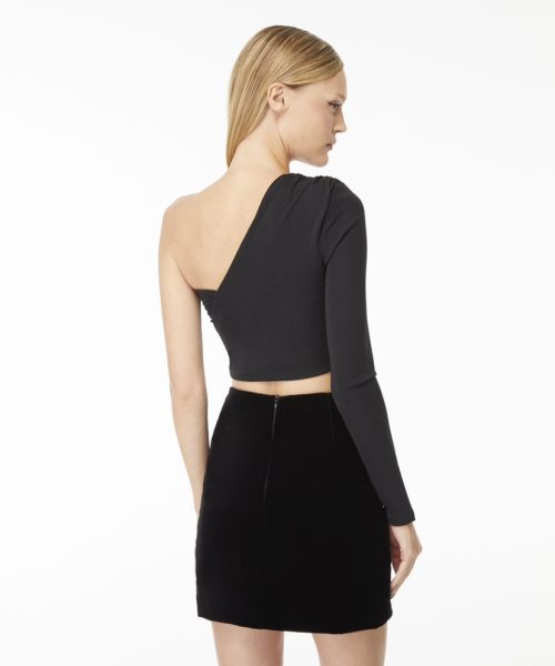 Alternative view of Saia Ella Velvet Black - Nxt Lvl