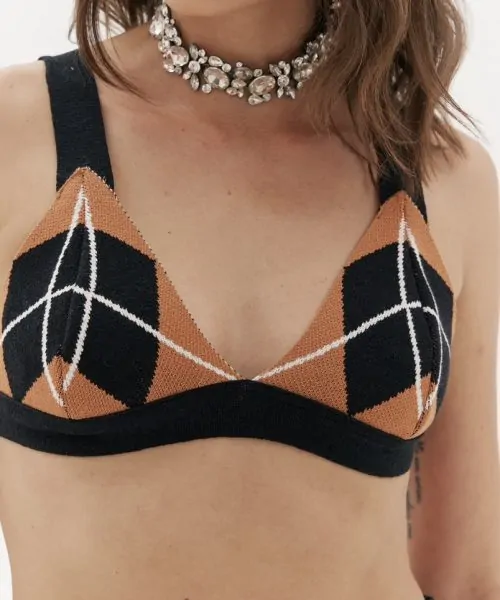 Alternative view of Top Tricot Cropped Alça - Amar de Amarante