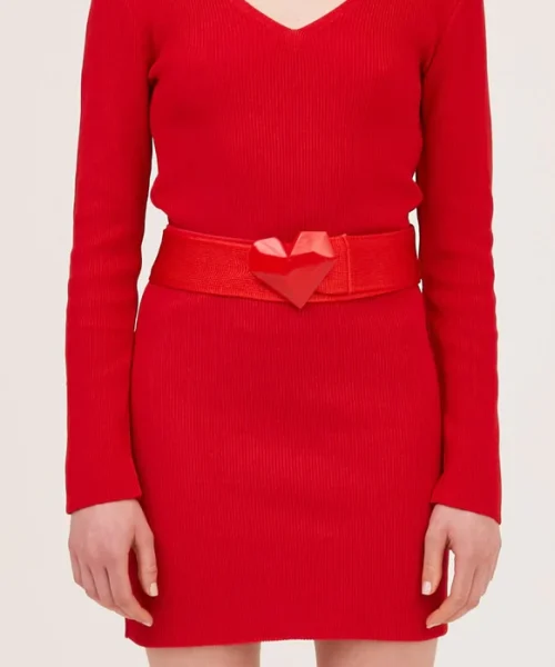 Alternative view of Cinto em Tricot Fivela Coracao - Viviane Furrier