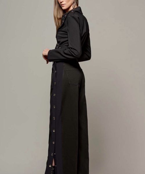 Alternative view of Calça Jeans Detalhe Lateral - Caos