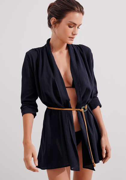 Alternative view of Saida Curta Tina Black - Vix