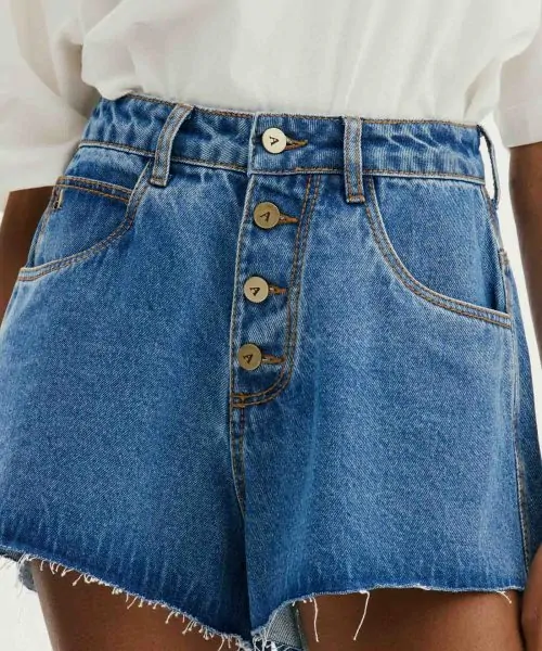 Alternative view of Short Jeans Comfort Super High - Amarante do Brasil