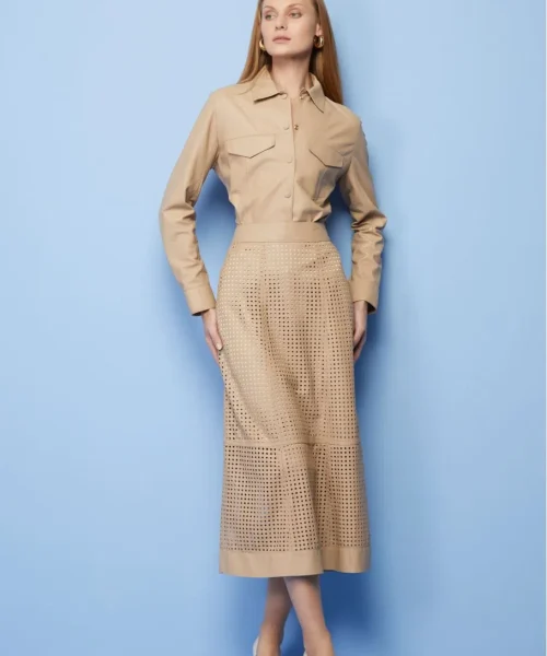 Alternative view of Saia Midi Gabi Bege - Iorane