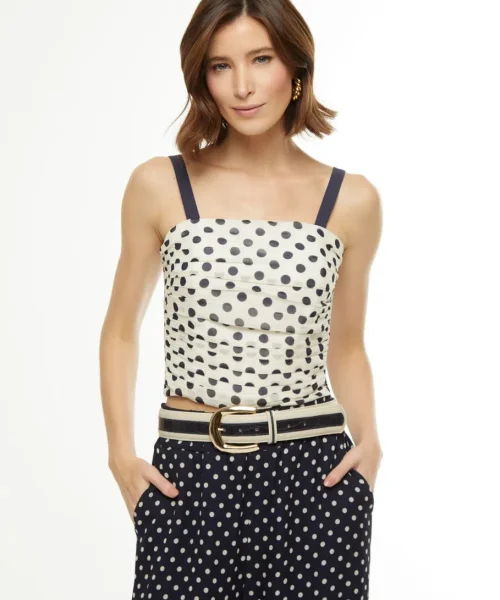 Alternative view of Top Sabrina Est Poá Off White - Iorane