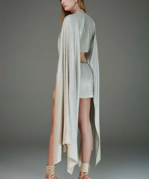 Alternative view of Blusa Maxi Manga - CAOS