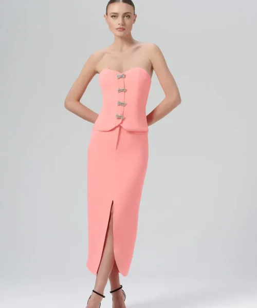 Alternative view of Corset Rosie Coral - NXT LVL