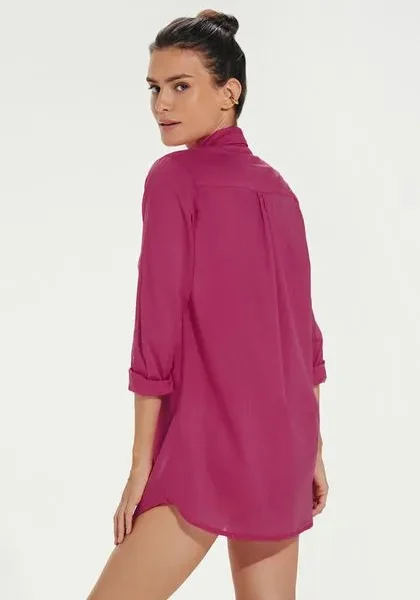 Alternative view of Camisa Juliana Jaipur - ViX