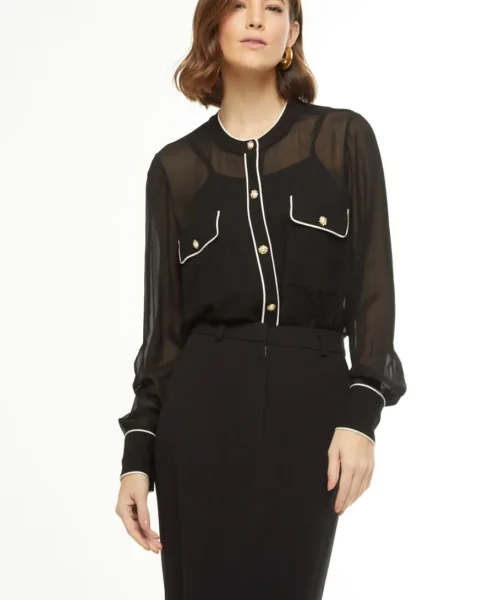 Alternative view of Camisa Vivian Preto - Iorane