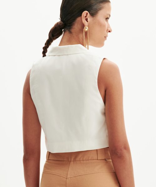 Alternative view of Colete Slim Curto - Amarante do Brasil