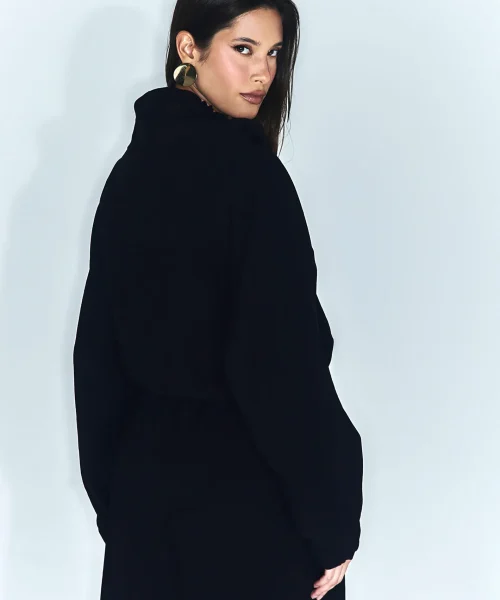 Alternative view of Jaqueta Bomber Utilitária Black