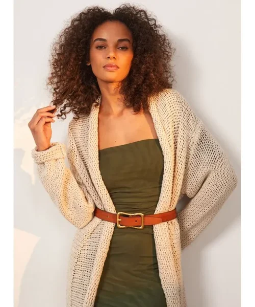 Alternative view of Cardigan Midi Off-White