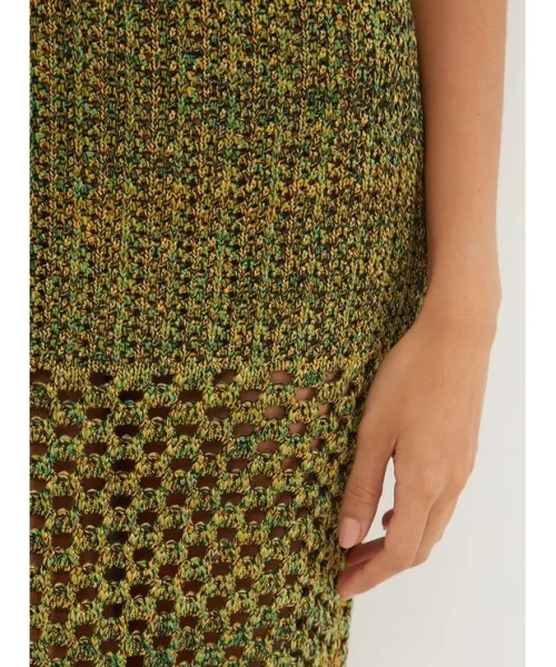 Alternative view of Saia Midi Aria Tricot Black - ViX