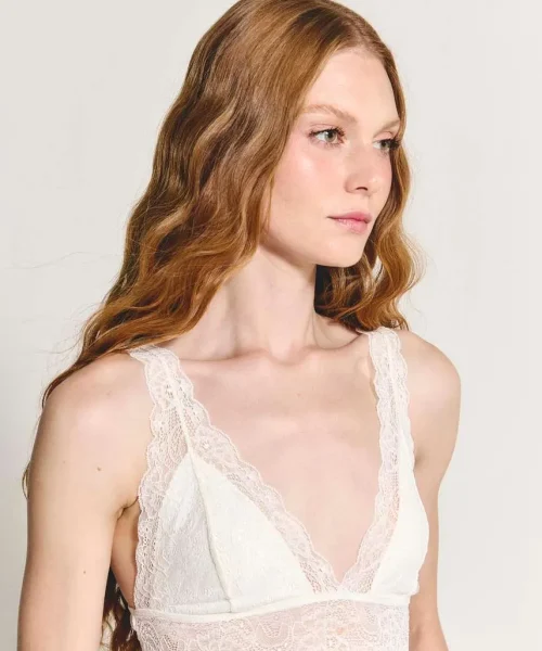 Alternative view of Top Vivian Off White - ByNV