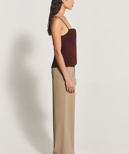 Alternative view of Calça Nadir Bege Dune - ByNV