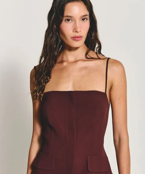 Alternative view of Blusa Athena Marrom Cacau - ByNV