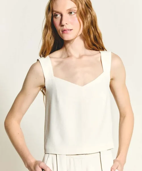 Alternative view of Blusa Celia Off White - ByNV