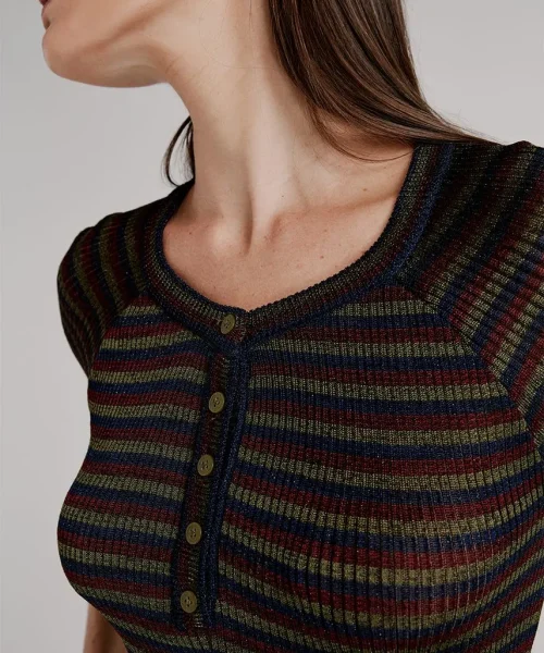 Alternative view of Blusa Tricot Lilia Verde Army - ByNV