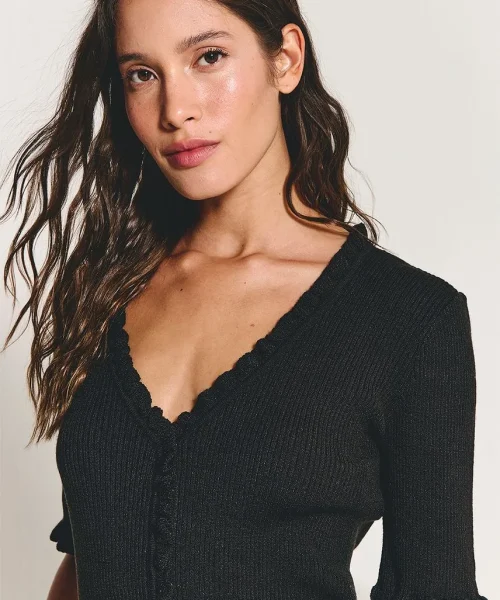 Alternative view of Blusa Sienna Preto - ByNV