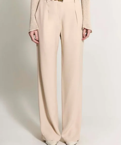 Alternative view of Calça Fernanda Bege Fog - ByNV