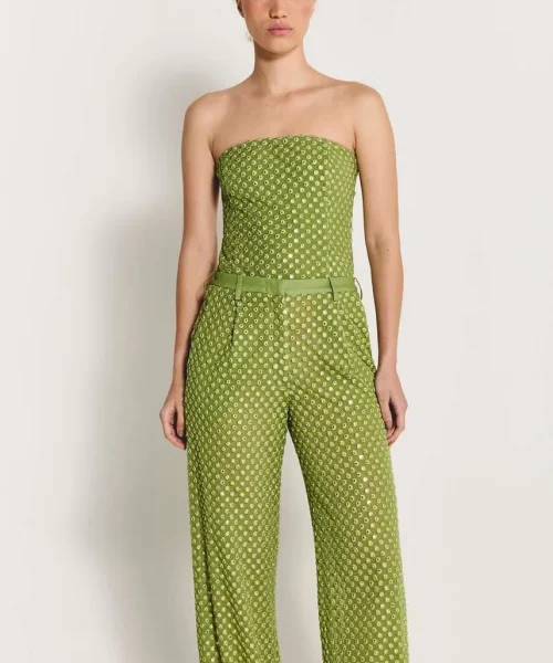 Alternative view of Calça Carmelita Verde Pistache - ByNV