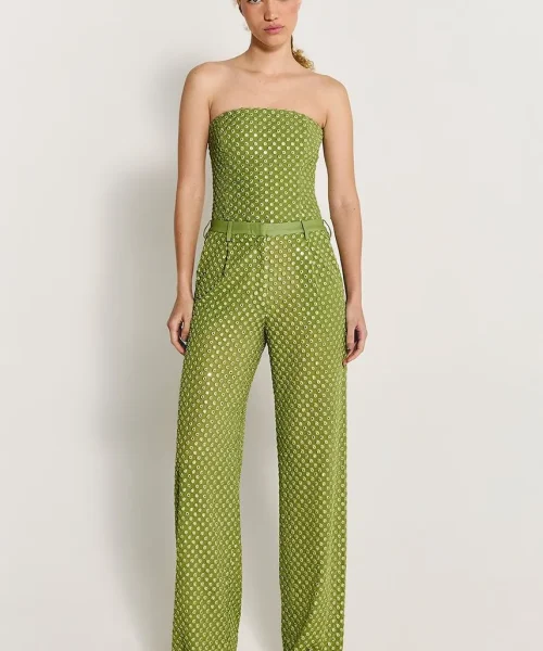 Alternative view of Cropped Beca Verde Pistache - ByNV