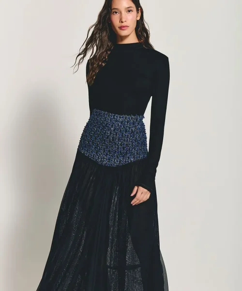 Alternative view of Saia Drika Azul Navy - ByNV