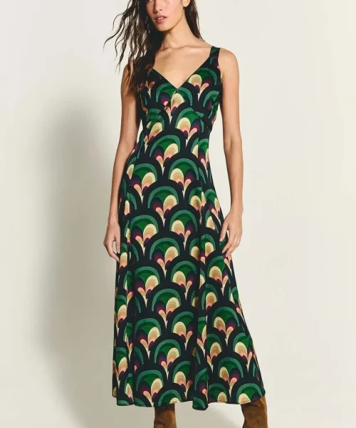 Alternative view of Vestido Carola Art Deco - ByNV