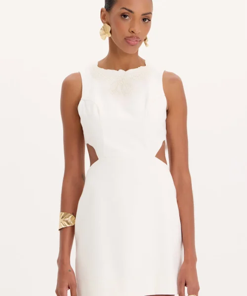 Alternative view of Vestido Curto com Bordado - Amarante