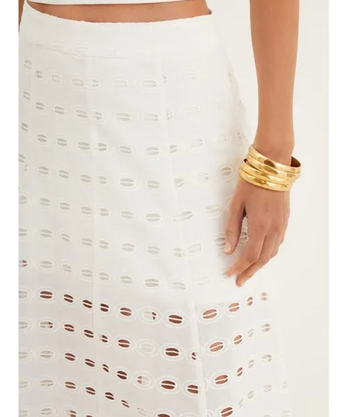 Alternative view of Saia Longa Bea Off White - Vix