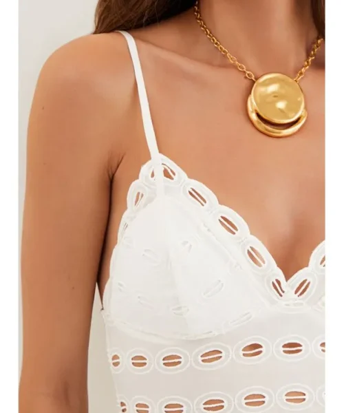 Alternative view of Vestido Midi Raya Off White - ViX