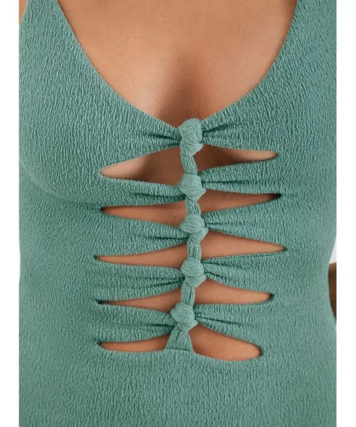 Alternative view of Vestido Midi Seraphine Seaglass - Vix