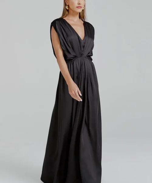 Alternative view of Vestido Amora Cinza Artico - ByNv