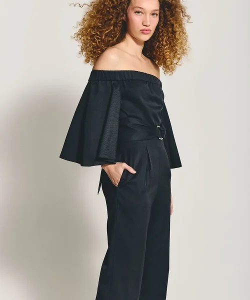 Alternative view of Macacão Laika Cinza Artico - ByNv