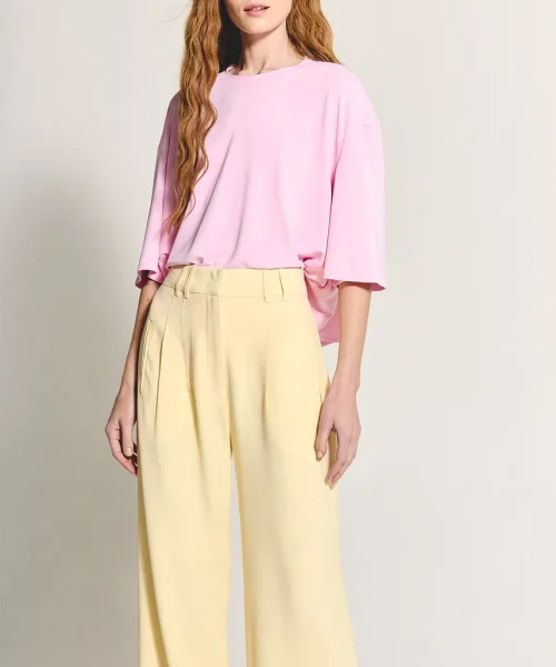 Alternative view of Calça Nadir Amarelo Creme - ByNv