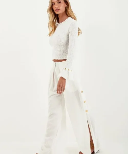 Alternative view of Blusa Manga Longa Belle Detalhe Off White - Vix