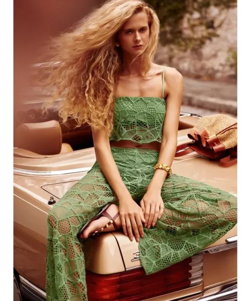 Alternative view of Calça Pantalona Hollie Aloe - Vix