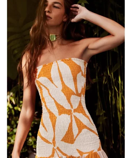 Alternative view of Vestido Longo Maira Bossa Sunset - Vix